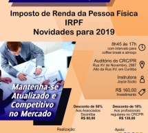 Curso 13/Março: Imposto de Renda da Pessoa Física (IRPF) – Novidades para 2019