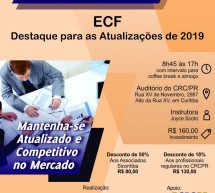 Curso 18/Junho: ECF – Destaque para as Atualizações de 2019 – Vale 7 pontos EPC