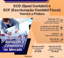 Curso 06/Maio: ECD (Sped Contábil) e ECF (Escrituração Contábil Fiscal) – Teórico e Prático – Vale 7 pontos EPC
