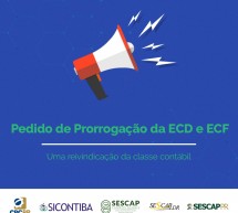 Entidades Contábeis unidas insistem no pedido de prorrogação dos prazos da ECD e ECF