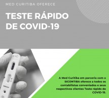 Teste rápido COVID-19 para contabilistas, dependentes e clientes – Via parceria MED CURITIBA