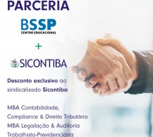 SICONTIBA em parceria com a BSSP – MBA Contabilidade, Compliance e Direito Tributário – Condições únicas para os associados – Início das aulas em 30/06