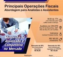 Curso 14/Agosto: Principais Operações Fiscais – Abordagem para Analistas e Assistentes