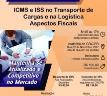 Curso 08/Agosto: ICMS e ISS no Transporte de Cargas e na Logística – Aspectos Fiscais – Vale 7 pontos EPC