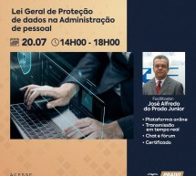 Curso 20/Julho AO VIVO online: LEI GERAL DE PROTEÇÃO DE DADOS NA ADMINISTRAÇÃO DE PESSOAL