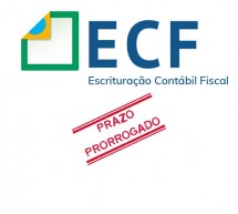 ECF – Entrega prorrogada para setembro