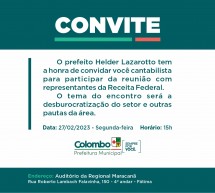 Atenção Contabilistas de COLOMBO e região – Convite para reunião com representantes da Receita Federal sobre desburocratização – PARTICIPE!