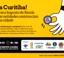Sicontiba apoia o evento DOA CURITIBA – Dia 14 de abril em Curitiba – Destine parte do IRPF para projetos sociais