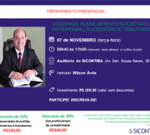Curso PRESENCIAL em 07 de novembro: HOLDING E PLANEJAMENTO SOCIETÁRIO, PATRIMONIAL, SUCESSÓRIO E TRIBUTÁRIO – 7 pontos EPC