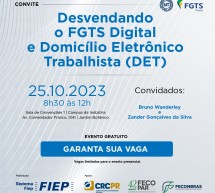 Seminário Presencial: DESVENDANDO O FGTS DIGITAL E DOMICILIO ELETRÔNICO TRABALHISTA (DET)